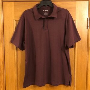 01.Algo Performance Golf Short Sleeve Polo Shirt Size XL